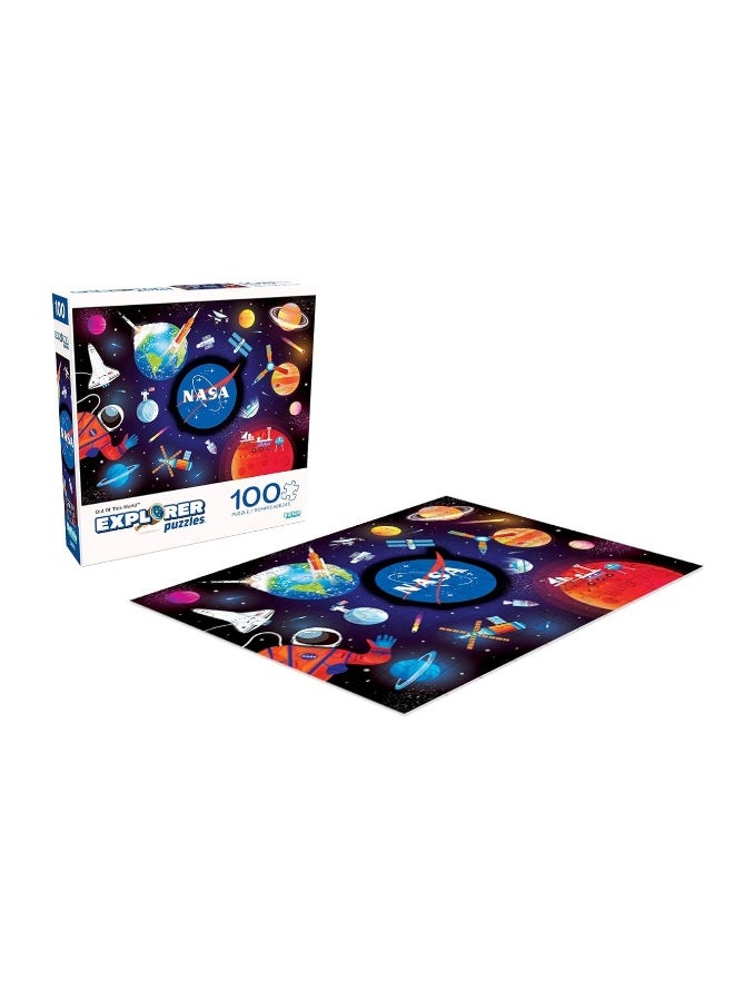 Buffalo Games  Out of This World  100 Piece Jigsaw Puzzle for Families Challenging Puzzle Perfect for Game Nights  Finished Puzzle Size is 1500 x 1100