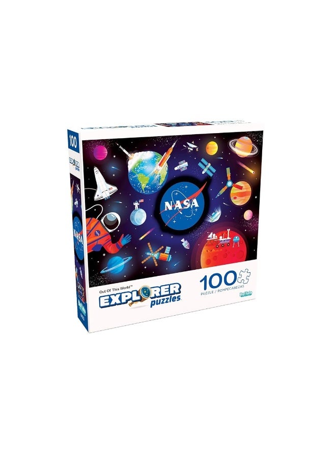 Buffalo Games  Out of This World  100 Piece Jigsaw Puzzle for Families Challenging Puzzle Perfect for Game Nights  Finished Puzzle Size is 1500 x 1100