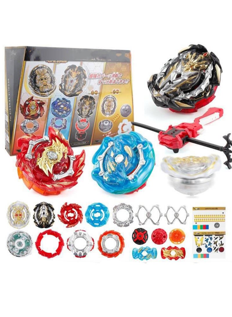 Beyblade Toy Boxed Battle Beyblade With Launcher Beyblade Toy (Fire B153-C Electric Edition Set)