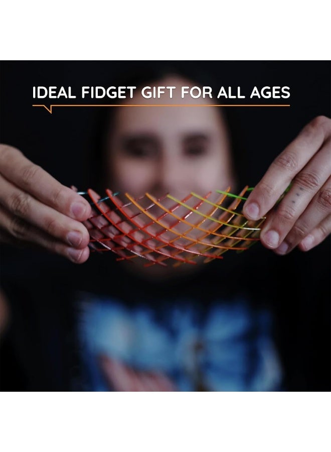 Morf Fidget Worm Toy  Desk Fidgets for Adults  Cool Satisfying Worm Fidget Sensory Toys  Fun and Interactive Morf Fidget Toy for Kids  USA Patent Pending Morf Figgy Toys  Small  12 x 12
