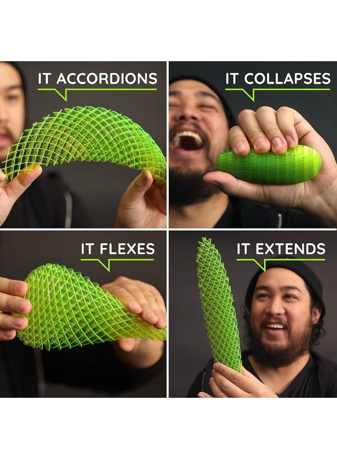 Morf Fidget Worm Toy - Desk Fidgets for Adults - Quiet Morf Worm Fidget Toy Sensory Toys - Fun and Interactive Morf Fidget Toy for Kids - USA Patent Pending Morf Figgy Toys - Big - 20 x 20