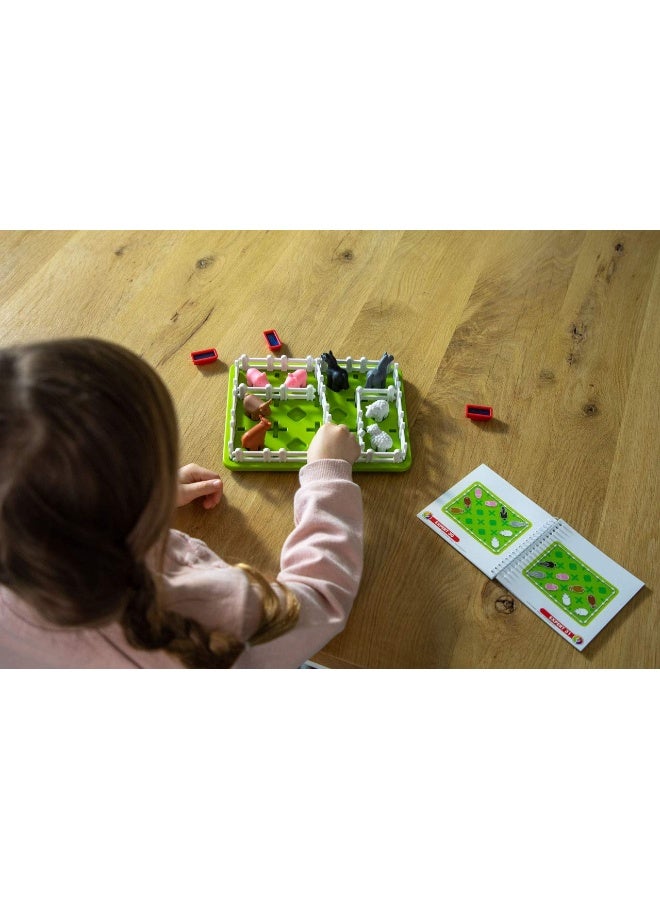 SmartGames Smart Farmer Board Game, a Fun, STEM Focused Cognitive Skill-Building Brain Game and Puzzle Game for Ages 4 and Up