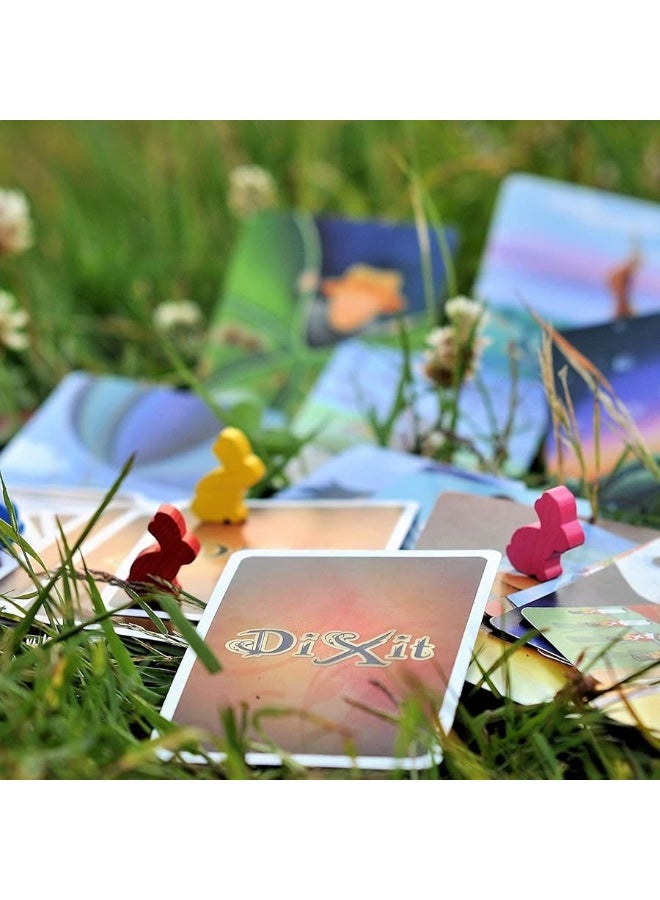 Dixit Board Game - The Award-Winning Game of Imagination and Creativity! Fun Family Storytelling Game for Kids & Adults, Ages 8+, 3-6 Players, 30 Minute Playtime, Made by Libellud