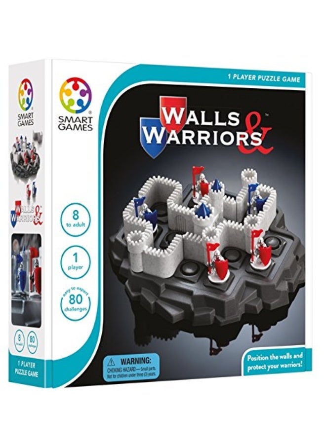 SmartGames Walls & Warriors Skill-Building Strategy Board Game for for Ages 8 and Up