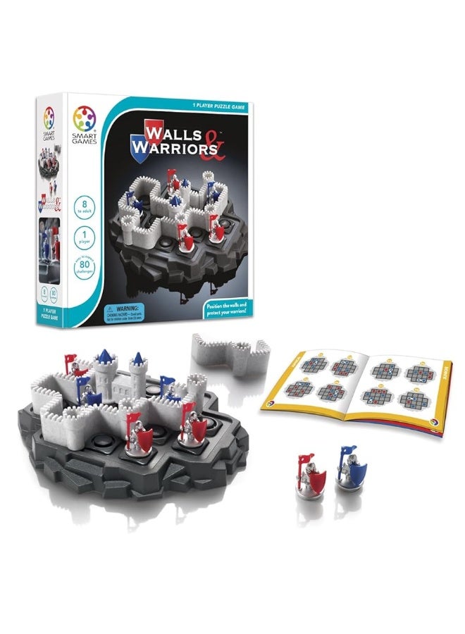 SmartGames Walls & Warriors Skill-Building Strategy Board Game for for Ages 8 and Up