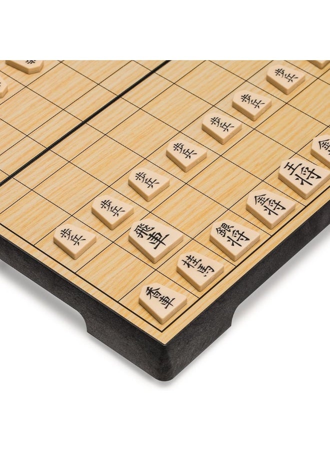 Yellow Mountain Imports Shogi Japanese Chess Magnetic Travel Game Set - 9.6-Inch