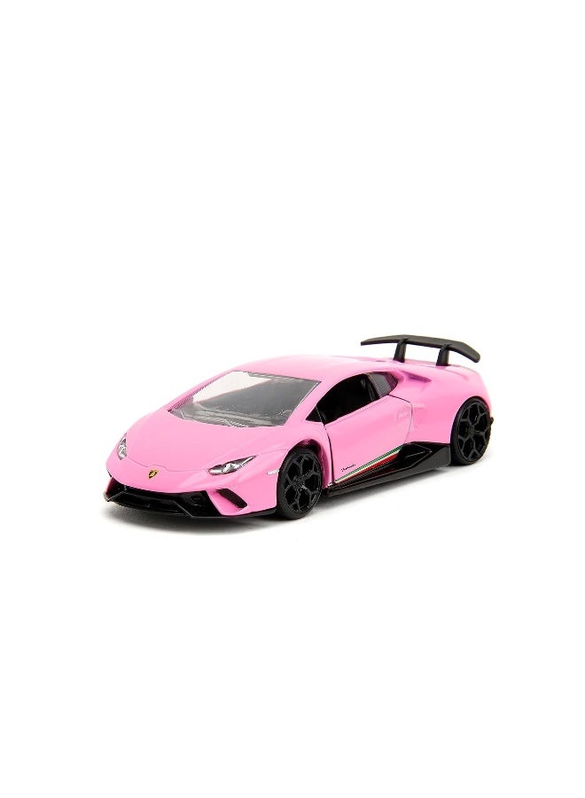 Pink Slips 1:32 W1 Lamborghini HuracÃ¡n Performante Die-Cast Car, Toys for Kids and Adults(Glossy Pink)