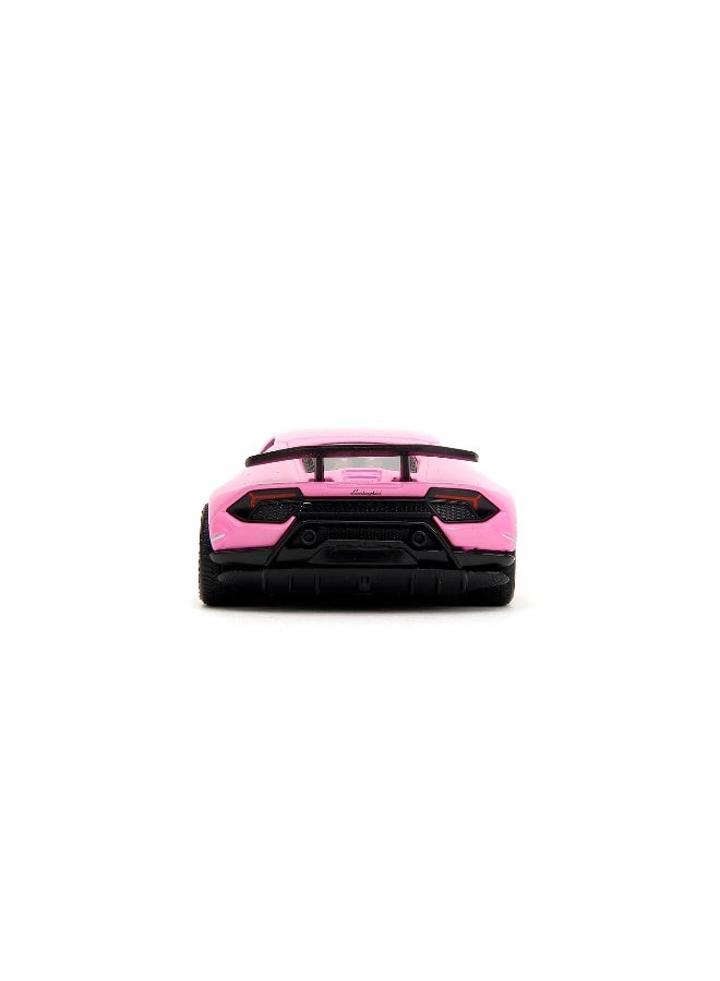 Pink Slips 1:32 W1 Lamborghini HuracÃ¡n Performante Die-Cast Car, Toys for Kids and Adults(Glossy Pink)