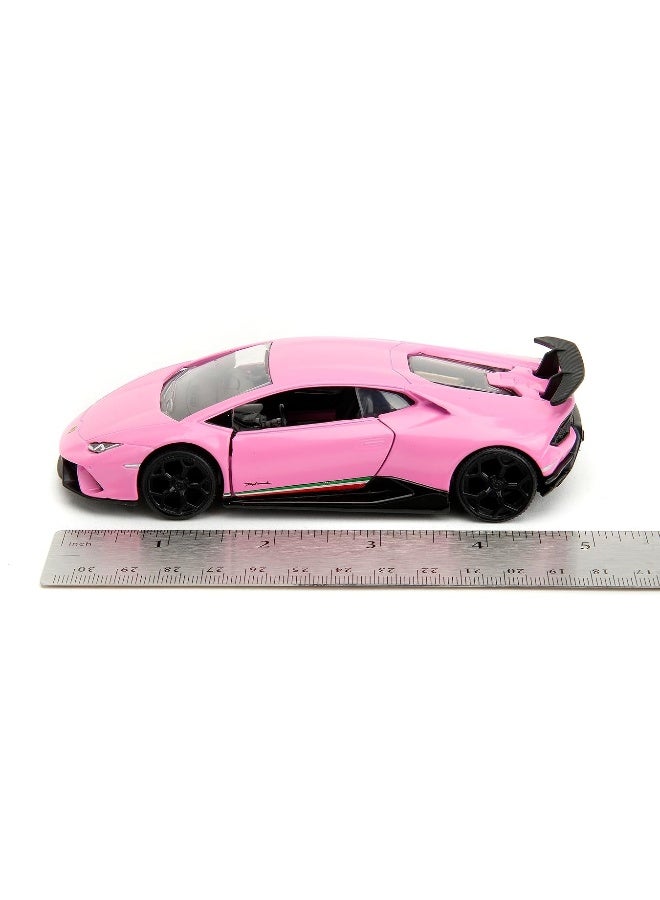 Pink Slips 1:32 W1 Lamborghini HuracÃ¡n Performante Die-Cast Car, Toys for Kids and Adults(Glossy Pink)