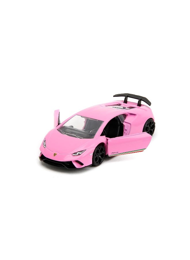 Pink Slips 1:32 W1 Lamborghini HuracÃ¡n Performante Die-Cast Car, Toys for Kids and Adults(Glossy Pink)