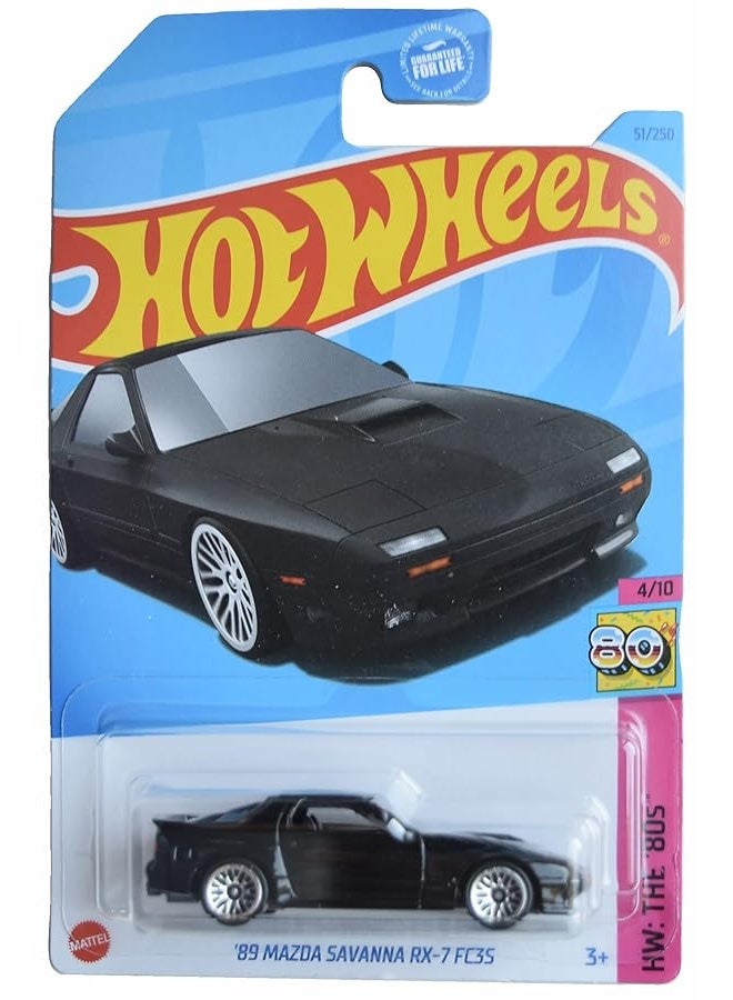 Hot Wheels '89 Mazda Savanna RX-7 FC3S, HW: The '80s 4/10 [Black] 51/250