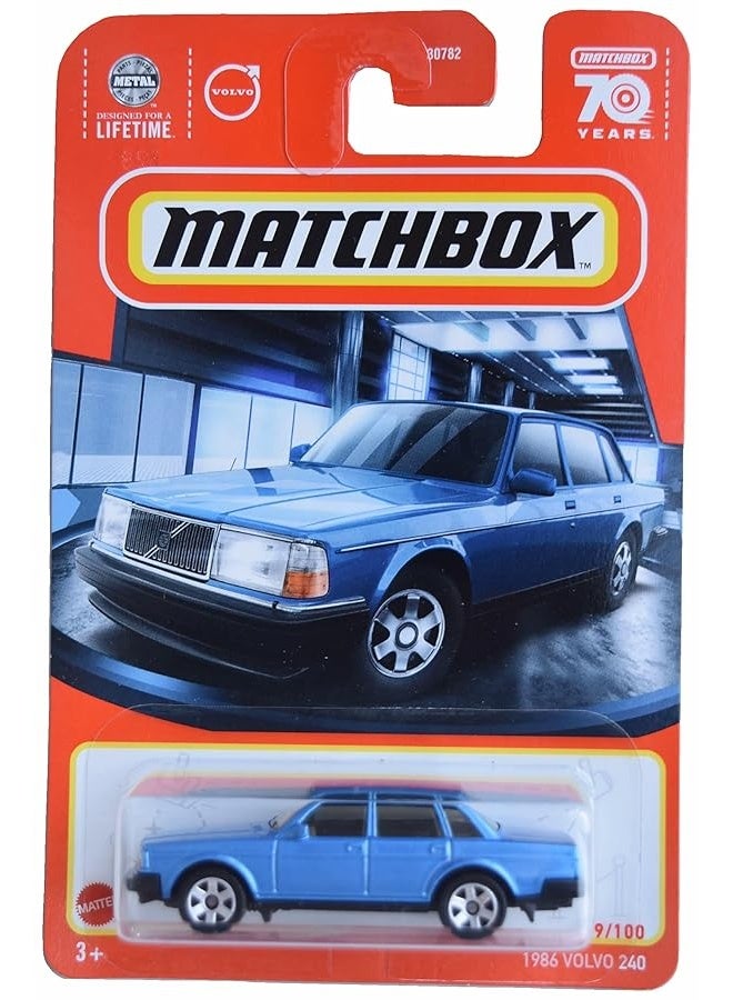 Matchbox 1986 Volvo 240, Blue 99/100