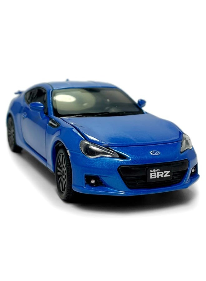 1/32 Scale 2017 BRZ Model Car Diecast Toy Cars Metal Children's Die-cast Vehicles, Doors Open, with Light, Toys for Boys Kids Birthday Gifts Men Collection Desktop Display, Blue