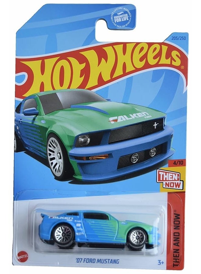 Hot Wheels '07 Ford Mustang, Then and Now 4/10 [Blue/Green] 205/250