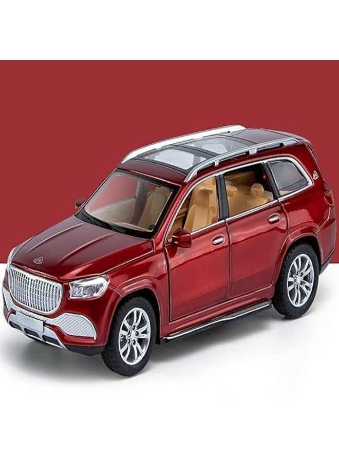 KTRS Enterprise 1:24 Alloy Model Car Mercedes-Benz Gls 600 Maybach Die Casts Model with Sound/Light/Pull-Back Car Toys for Children