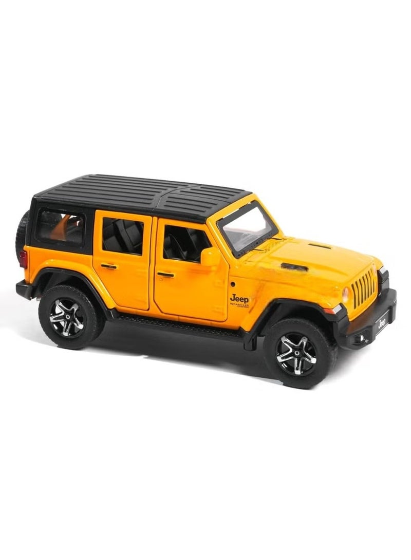 JEEP Model Car 1:32 Exclusive Alloy Metal Pull Back Die-cast Car Die-cast Metal Pullback Toy car with Openable Doors & Light Music