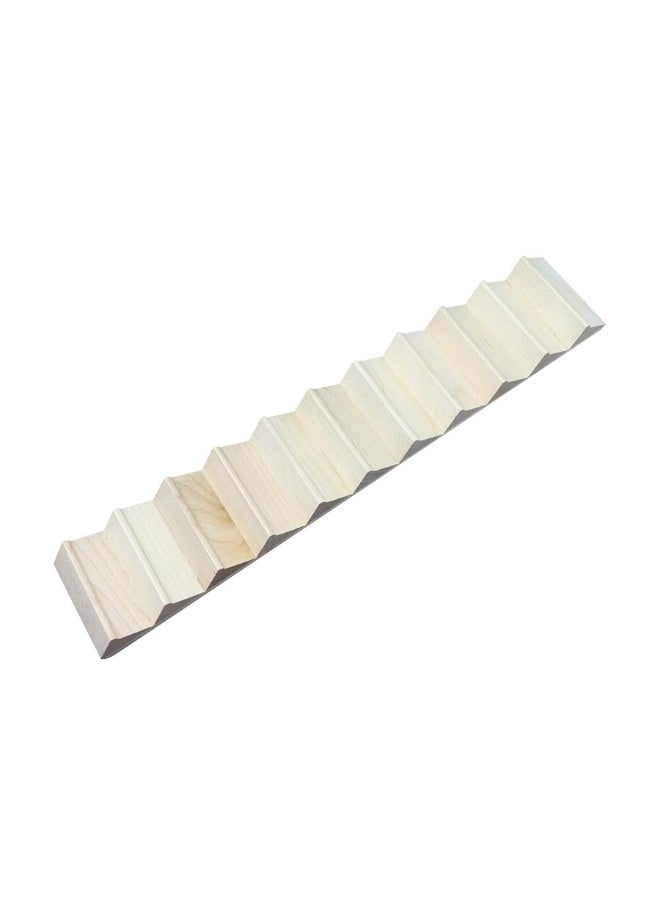 AUEAR, Miniature Stairs Wood Stair 1:12 Wooden Stringer Steps Model DIY Staircase Accessories Decor for Furniture Micro Landscape Decorations No-Handrail Model Role