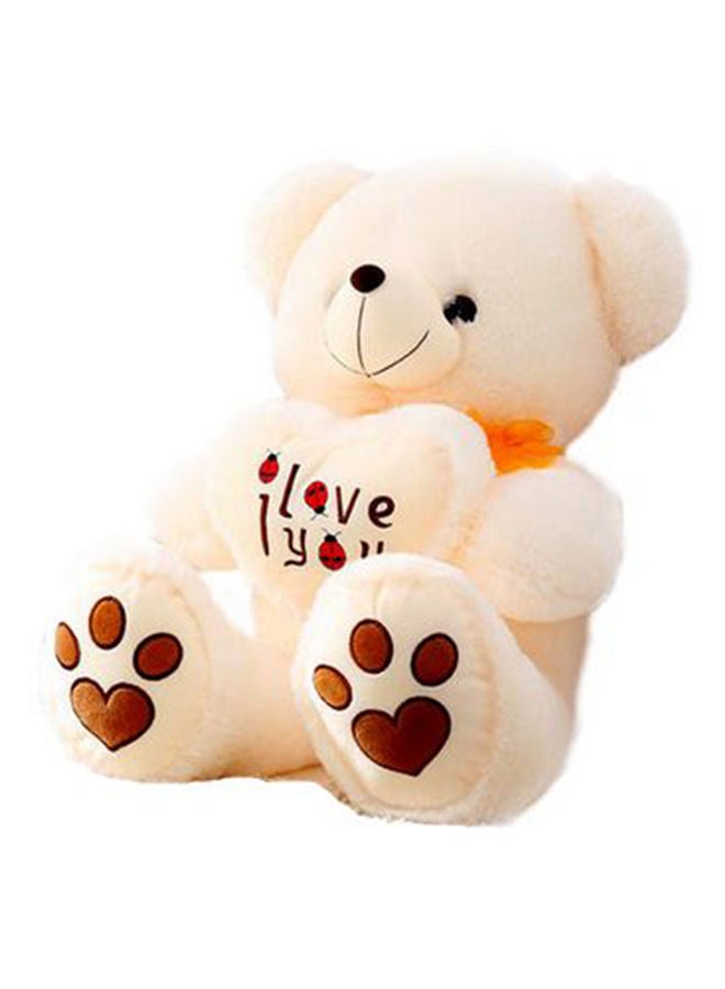 I Love You Message Printed Stuffed Teddy Bear 37 x 60cm