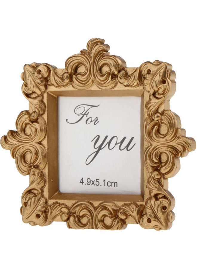 Antique Vintage Style Photo Frame Gold