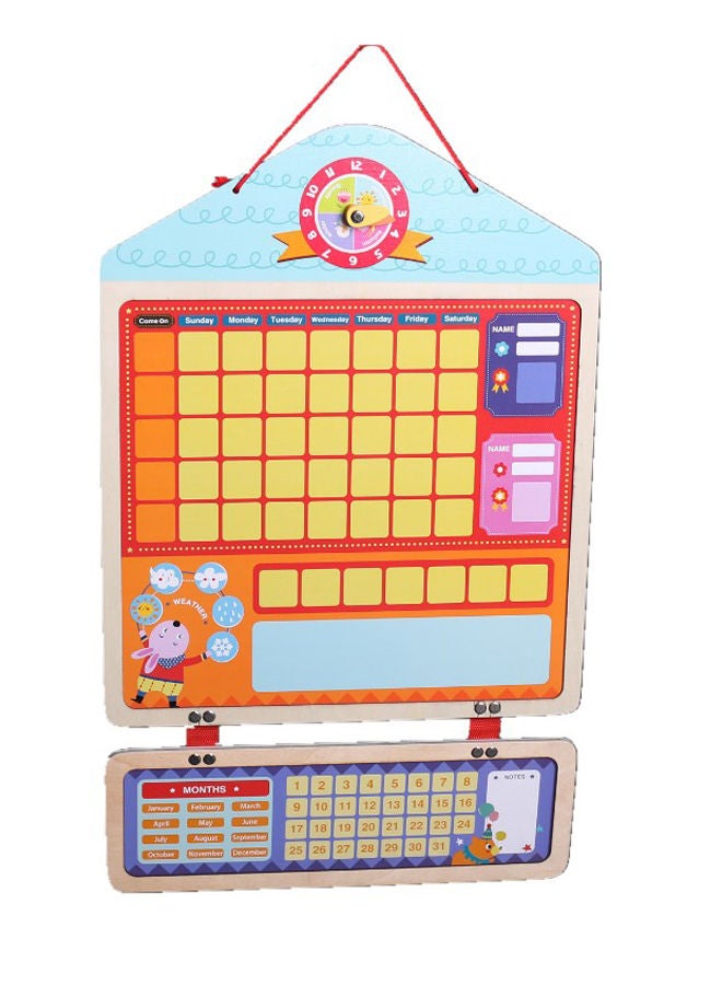 Reward Chart Wooden Magnetic Responsibility