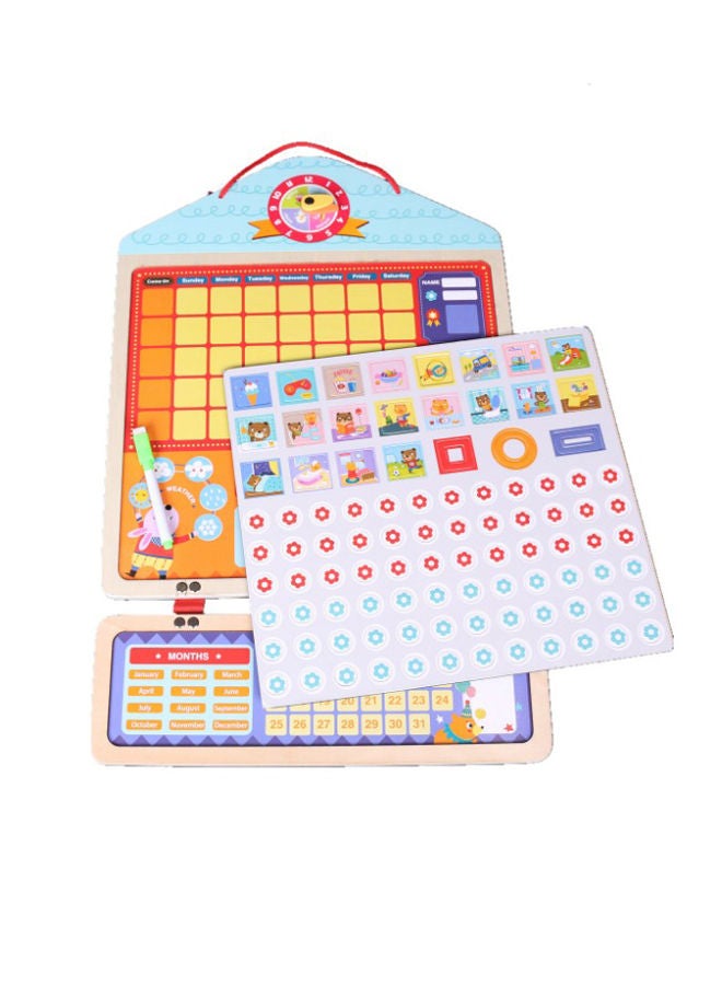 Reward Chart Wooden Magnetic Responsibility