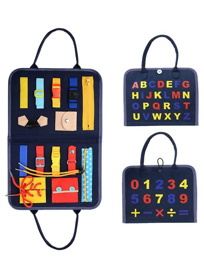 Sensory Toddler Busy Activity Board