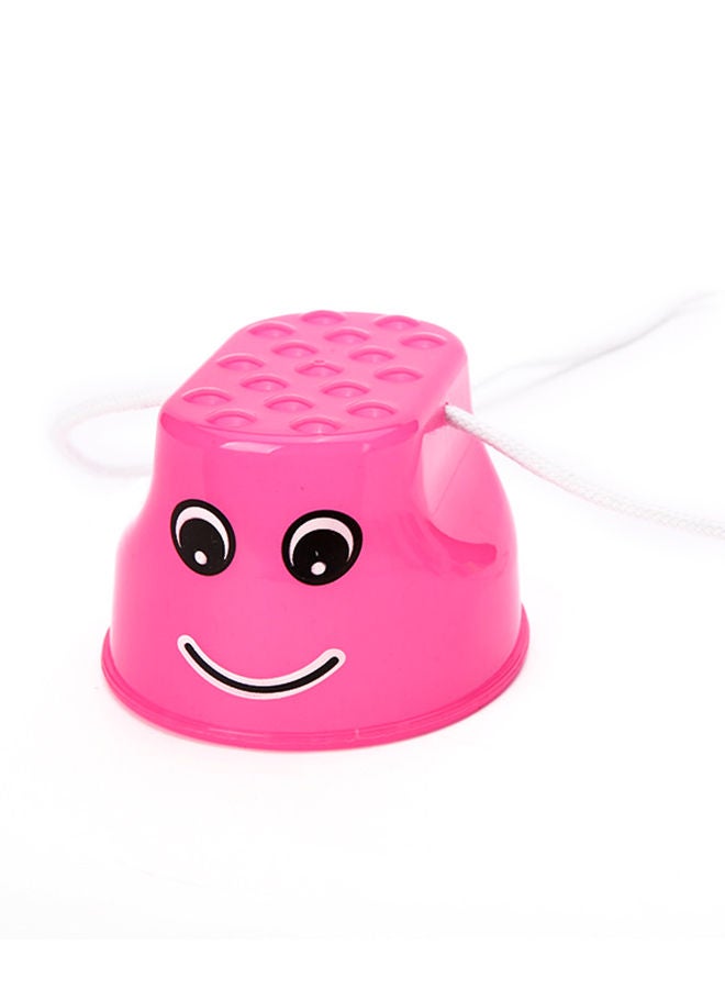 Thickened Plastic Balance Training Smiling Face Fun Toy 12x10x7centimeter