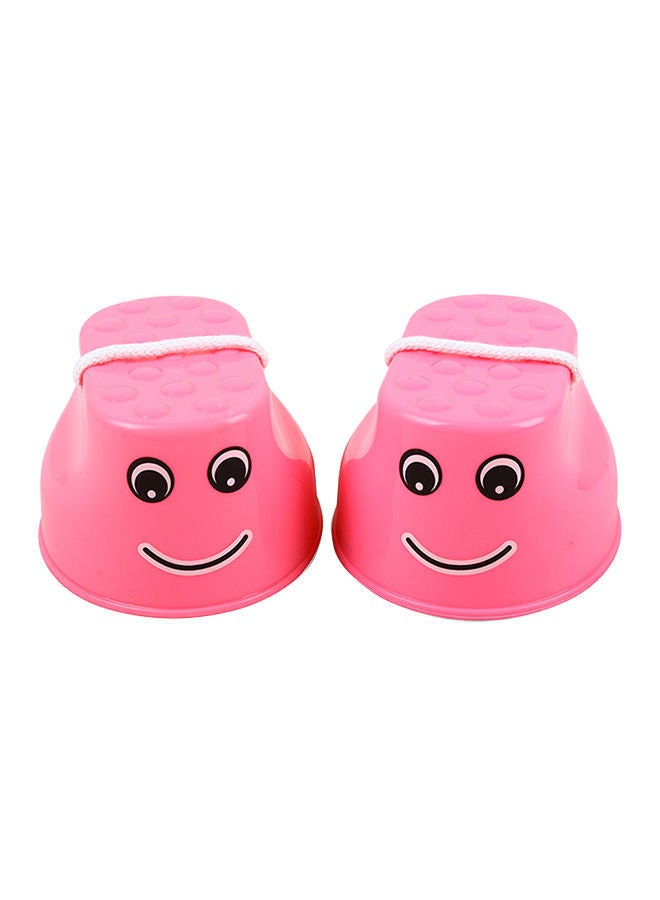 Thickened Plastic Balance Training Smiling Face Fun Toy 12x10x7centimeter