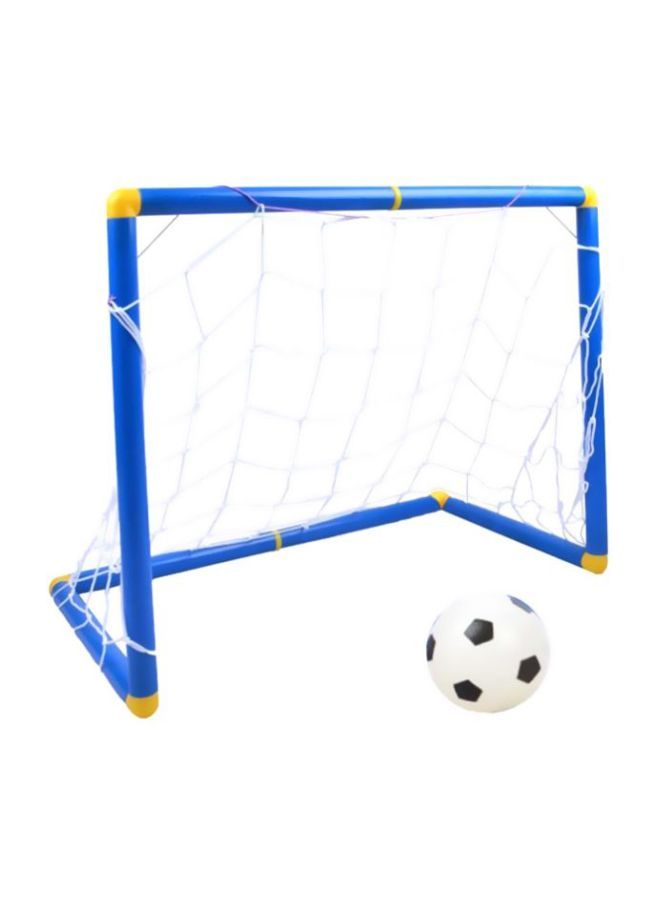 2-In-1 Mini Football And Goal Post Set
