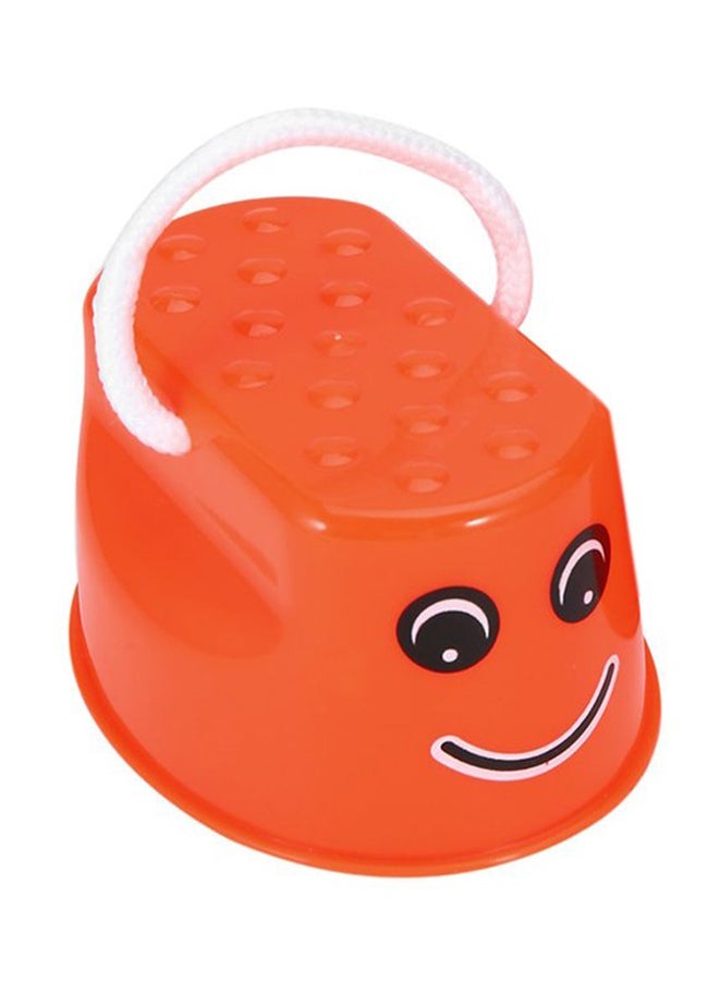 Children Kids Outdoor Fun Walk Stilt Jump Smile Face Balance Training Toy