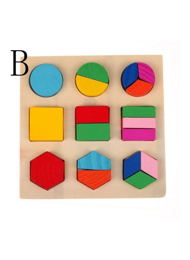 3-Piece Geometry Block Early Learning Toy 4B08RD8P