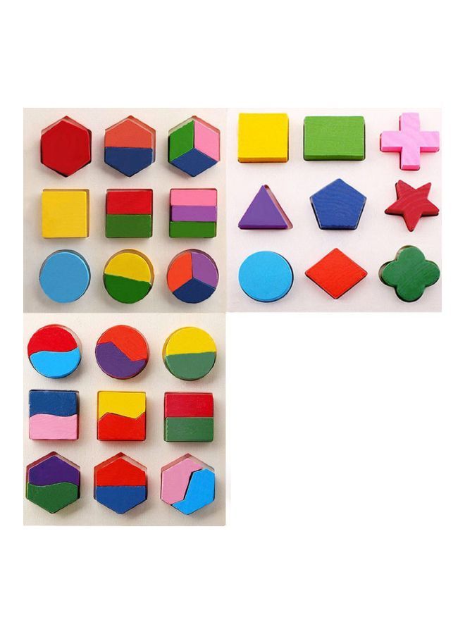 3-Piece Geometry Block Early Learning Toy 4B08RD8P