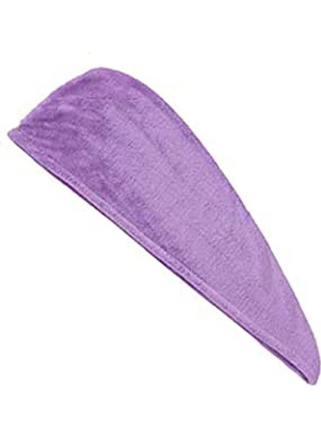 Dry Hair Cap Towel Bath Turban Purple