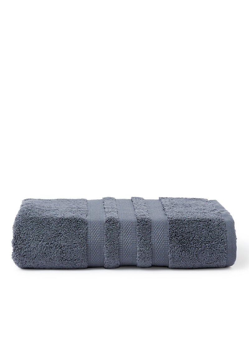 Zero Twist Quick Dry Bath Towel Grey 70x140cm