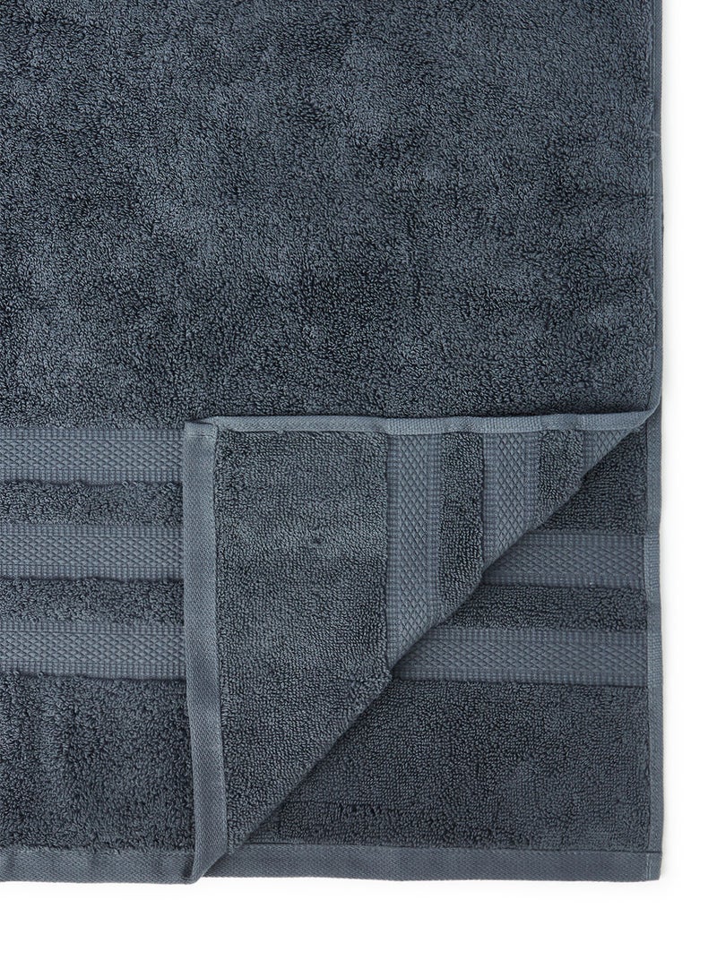 Zero Twist Quick Dry Bath Towel Grey 70x140cm