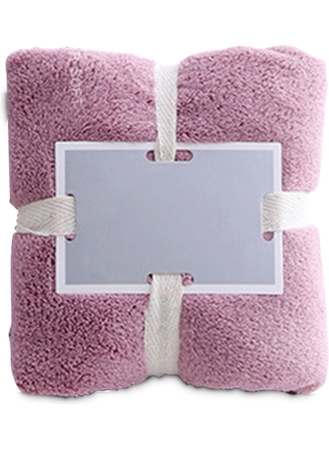 Multipurpose Soft Fluffy Towel Purple 22 x 6 22cm