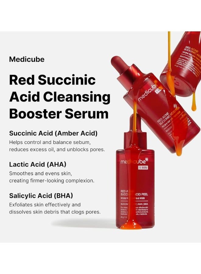 Red Acne Succinic Acid Peel 40g