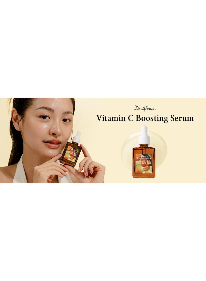 Dr.Althea Vitamin C boosting serum & Gentle Vitamin c serum, sensitive skin free, even out skintone, good for pigmentation, vegan, Korean skincare (Vitamin C boosting), 30ml.