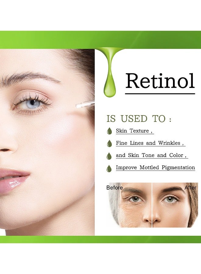 Retinol Facial Essence - Retinol 2.5% Professional Serum For Soft Glowing wrinkle Free Skin 10 ML