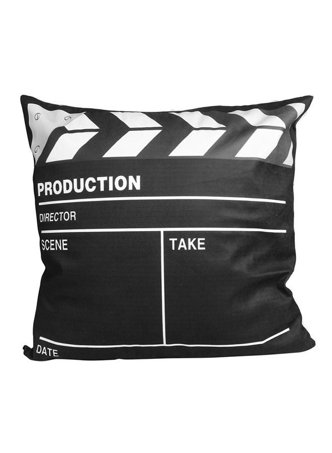 Pillow Case Sofa Waist Throw Cushion Cover Combination Black 95grams