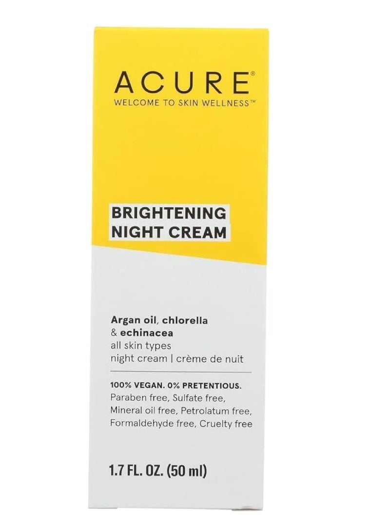 ACURE BRIGHTENING NIGH CREAM 50ML