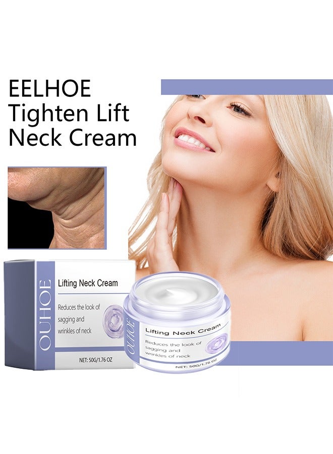 Lifting Neck Cream, Neck Tightening and Lifting Cream, Effective Anti Wrinkle Creams, Reduce Double Chin, Firm Sagging Skin 50g