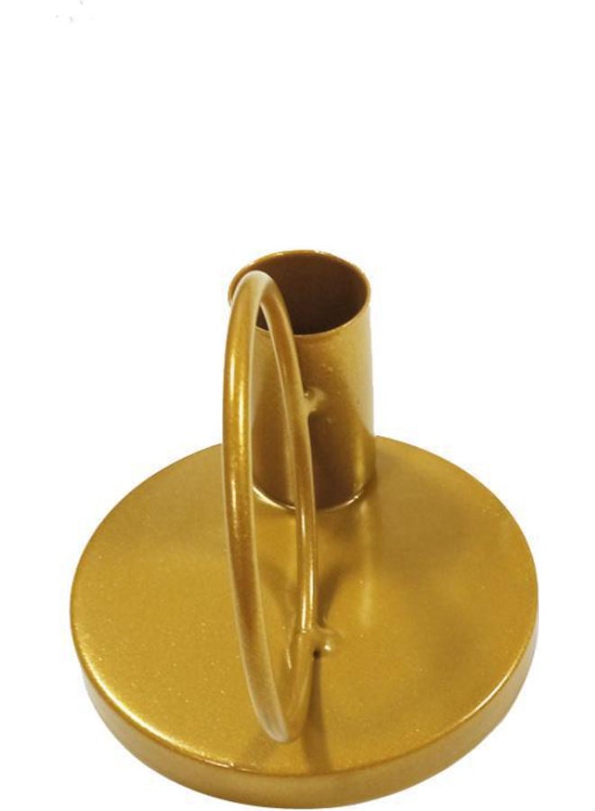 Candlestick Gold 10cm