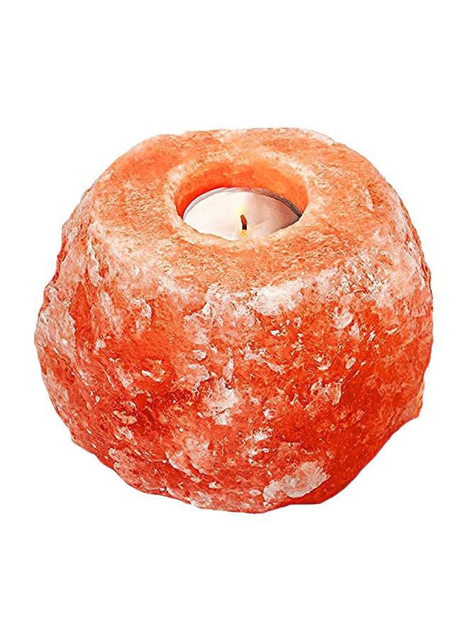 Tealight Candle Holder Orange 10cm