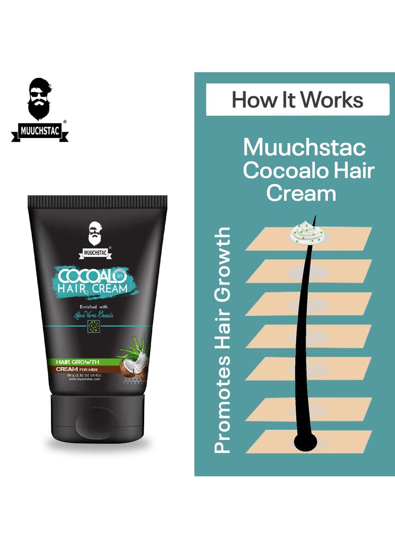 Muuchstac Cocoalo Hair Cream (Pack of 2, 80g each)