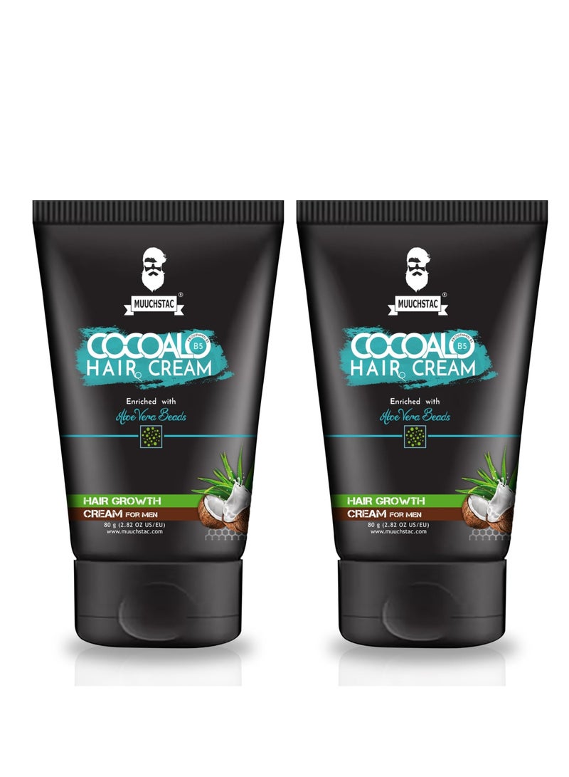 Muuchstac Cocoalo Hair Cream (Pack of 2, 80g each)