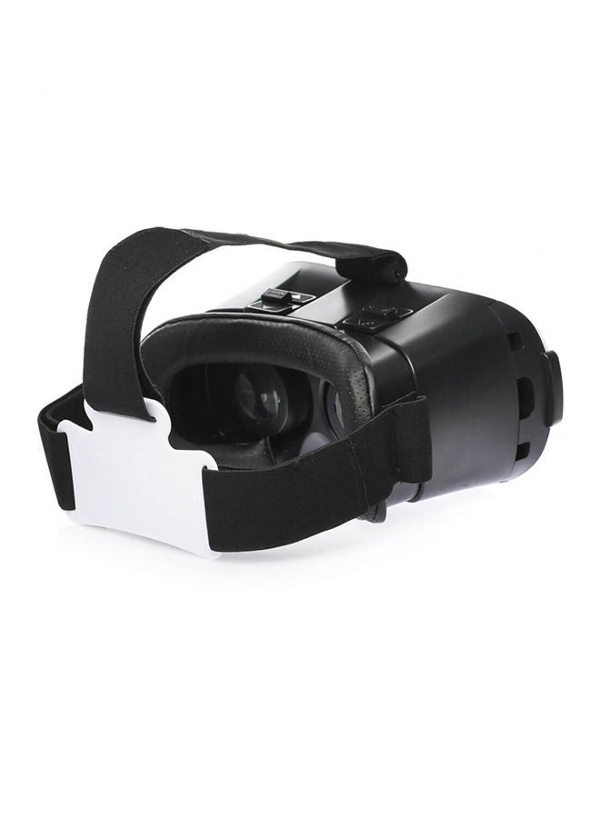 VR02 Virtual Reality Glasses With Remote Controller White/Black