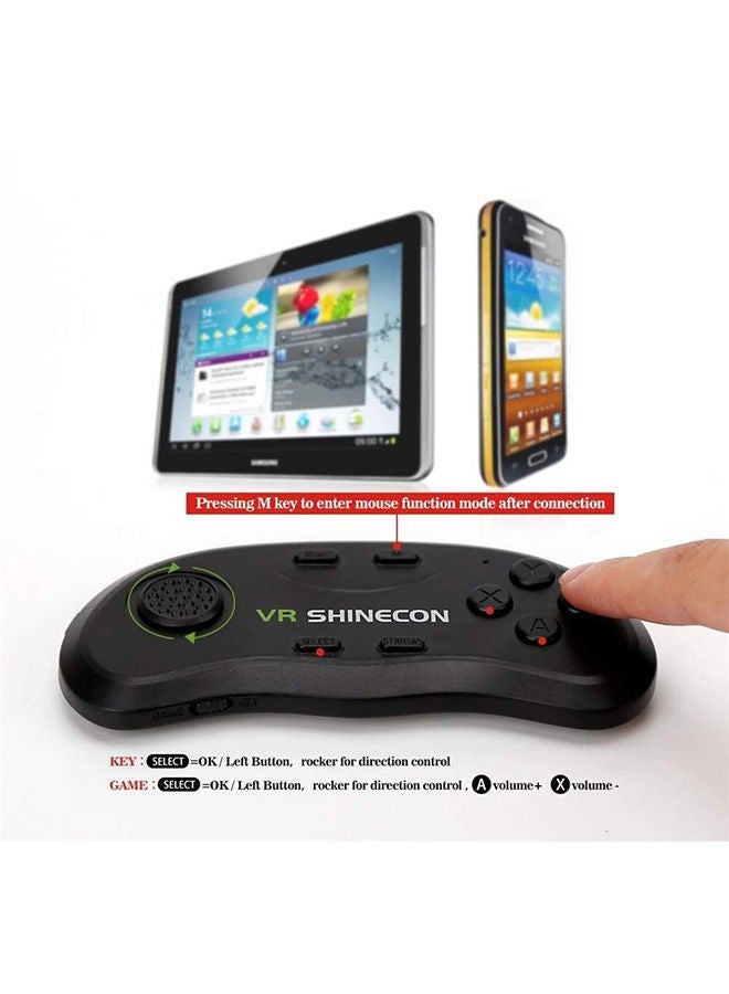 Smartphone Controllers VR Remote Controller Portable Wireless Bluetooth Game Joystick 6X13.3cm Black