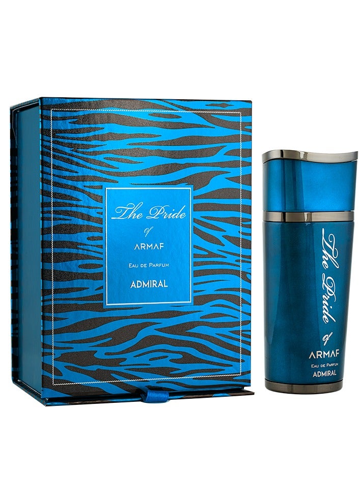 Armaf Perfume for Men, The Pride of Armaf Eau De Parfum Admiral 100ml Blue, Long Lasting Fragrance, Perfumes, For Him