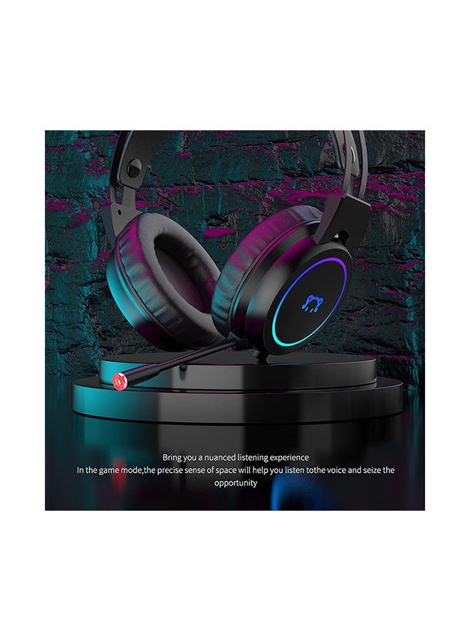 STH200 Cute Cat 7.1 Channel Stereo Game Listening Position USB Interface Wire Control Switch Headset